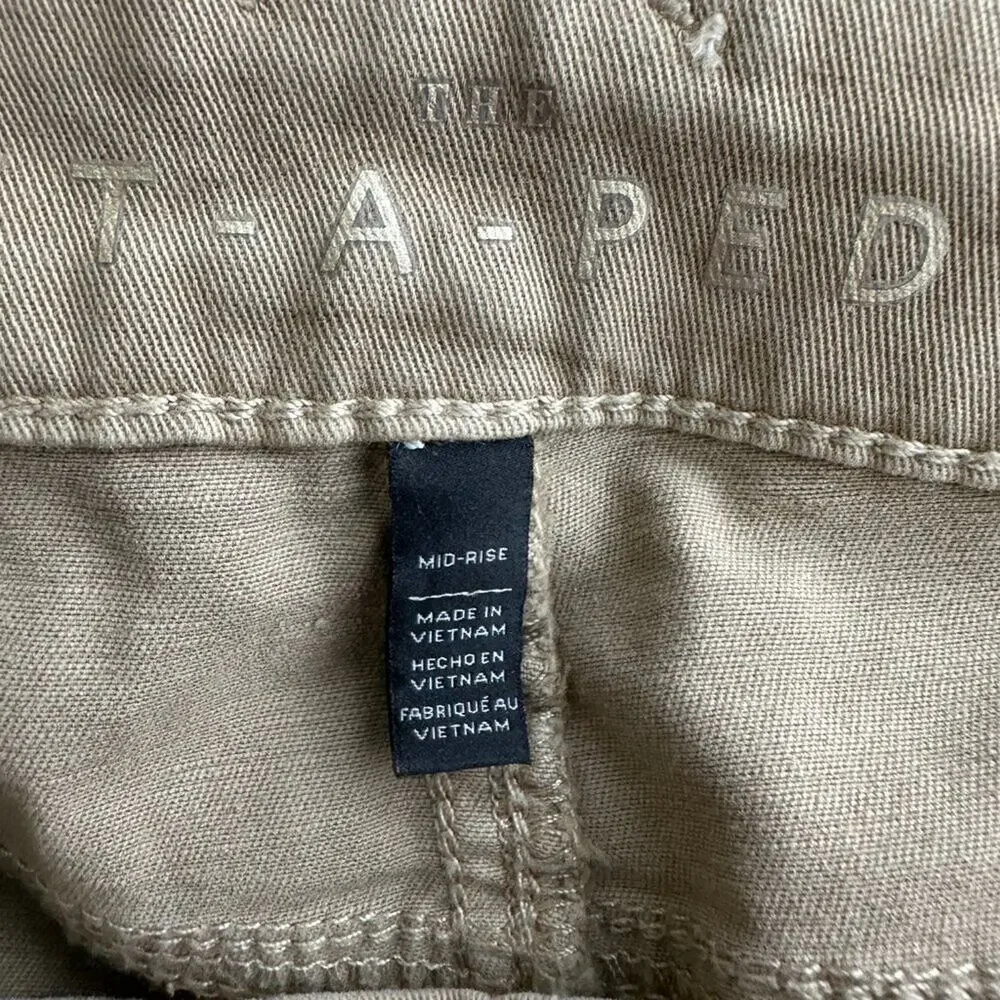 2/$30 WHBM Embroidered The Pret-A-Pedi Mid-rise Cropped Pants 12 #A0722